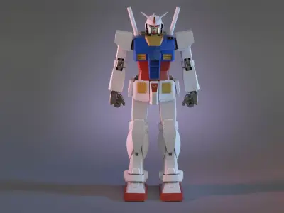 Gundam RX-78-2 3D model