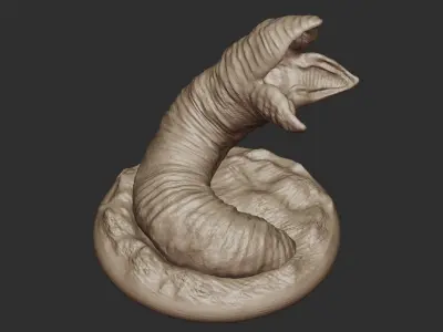 Dune Sandworm -Shai-Hulud- 3D model 3D model