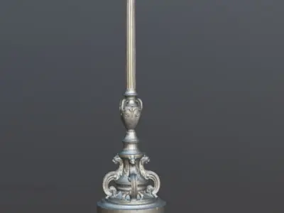 Street lamp Paris 3D model