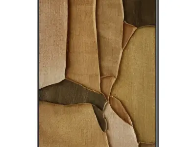 Abstract Painting Frame set 3D model 716