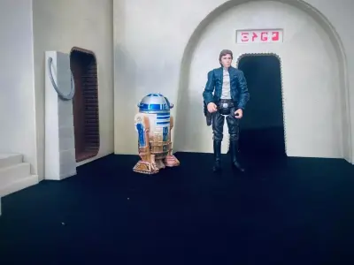 Mos Eisley Cantina Entrance Exterior Diorama 3D print model