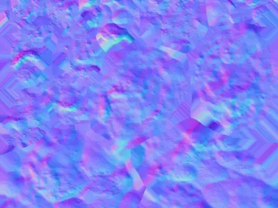 Stones rocks in software Low-poly 3D model