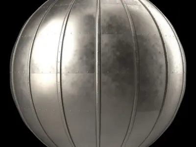 Metal panel Materials 1- 3 Metal panel Pbr 4k Seamless Low-poly 3D model