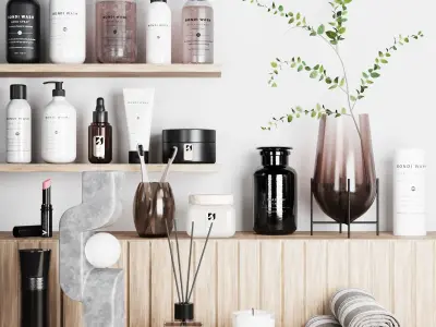 bathroom accessories Collection  3D Model Pack