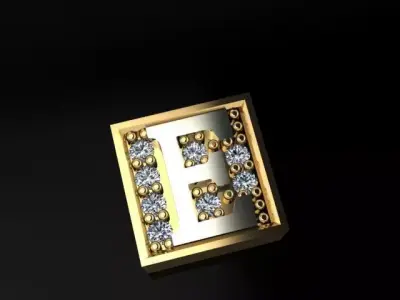 alphabet bracelet 3D print model