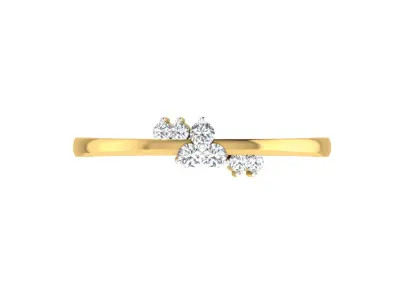 Women Ring Render 3dm STL OBJ FBX  3D print model 15