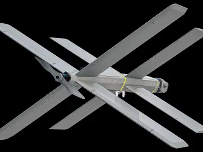  Lancet-3 And HESA-2 Russian UCAV Kamikaze Drones Collection PBR 