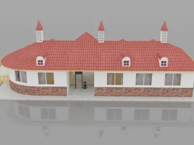 Golf club Vice city 3D model