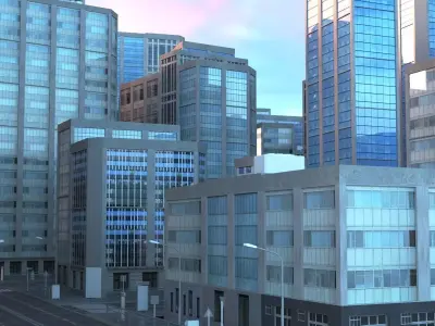 City Scape 9 3D model