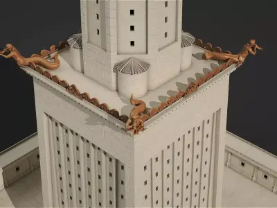 Lighthouse of Alexandria 3D model