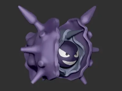 Cloyster STL pokemon shell 3D print model