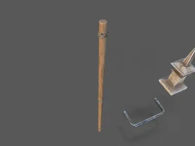 Props pack Low-poly 3D model purchase
