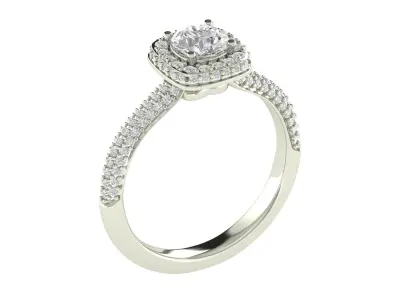 Women Ring  Render 3dm STL OBJ FBX TXT Details 3D print model 6