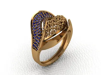 25 pcs ring drawing 3d rihone drawing ring rings ring models 3D print model