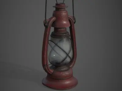 Old Lamp - PBR and Game Ready Low-poly 3D model