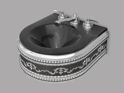 Classic Wash Basin 1 3D model
