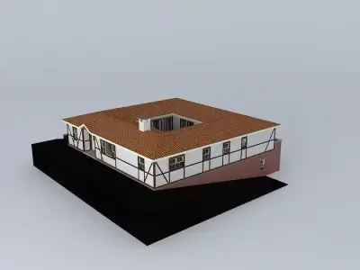 House with Basement Free 3D model