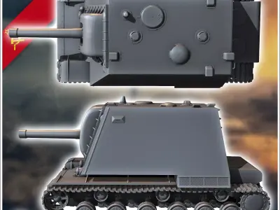 KV U19 - Soviet army WW2 Second World East front Ostfront RPG Mi 3D print model