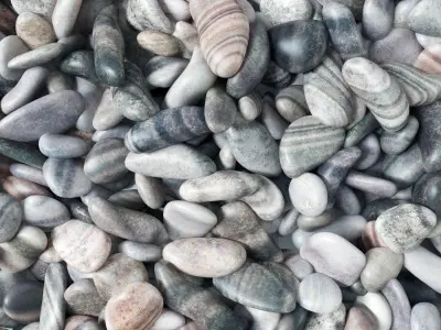 Pebble layer facture n9 low 3D model