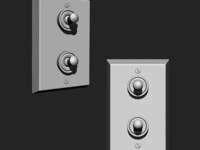 Switches IMM Brush Pack 15 in One 3D model