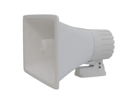 loud speaker Low-poly 3D model