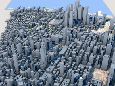 New York City USA 3D model
