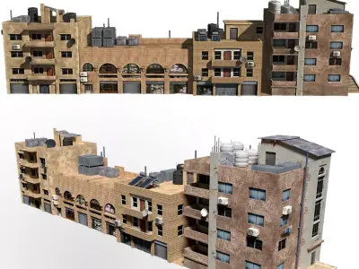 middle east buildings 2 3D model