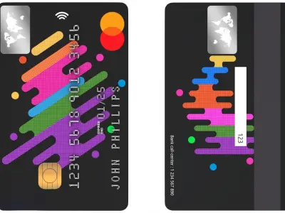 Credit Card 3D model