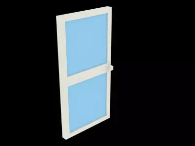 Low Poly Game Ready Door Low-poly 3D model