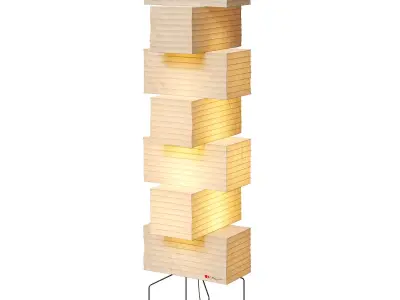 Akari floor lamp UF4 L10 3D model