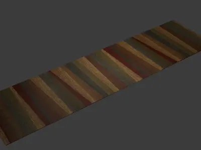 Rug Collection Low-poly 3D model