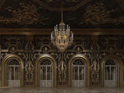 Classic Interior 313 3D model