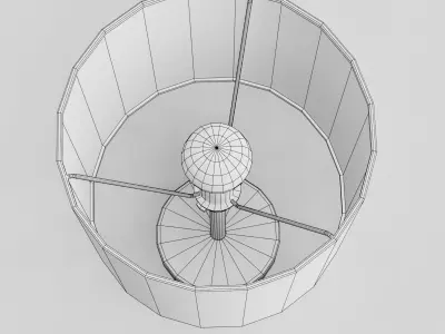 Side Lamp Low-poly 3D model