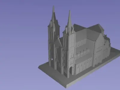 Notre-dame Cathedral Basilica of Saigon 3D print model