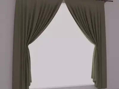Curtains 3D model