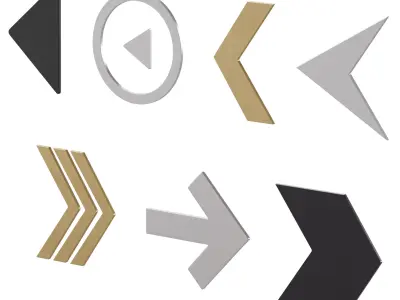 Information signs 6 3D model