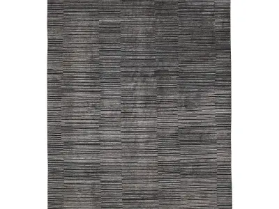 STRATTA HAND-KNOTTED WOOL RUG 3D model