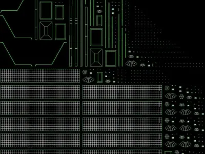 Pencil chair 3D model