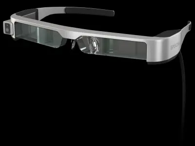Epson Moverio BT-300 smart glasses for drone Low-poly 3D model