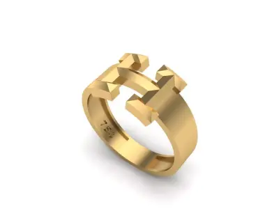 Jewelry ring 463 3D print model