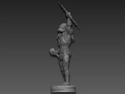 Predator 2 v2 3D print model
