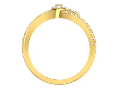 Women Ring  Render 3dm STL OBJ FBX Details 3D print model 85