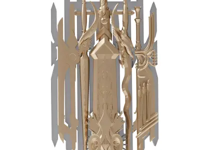 The seven secrets unite into one For 3D model Low-poly Low-poly 3D model