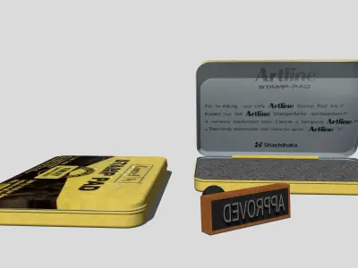 Stamp Pad 3D model
