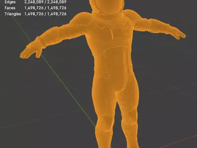 Spacesuit 3D Model 3D model