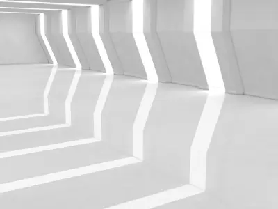 Sci Fi Warehouse Low-poly 3D model get