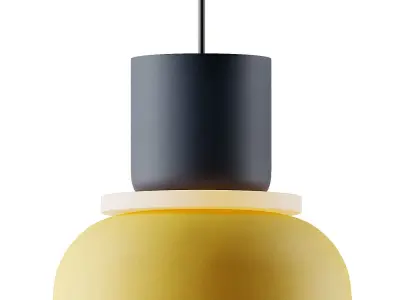 Colorful Macaron Pendant Light from Estrella Lighting 3D model