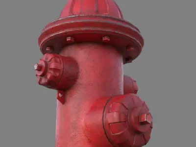 US Fire Hydrant 3D model