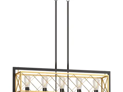 Lamp on the rod Indigo Era 3D model