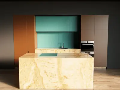 57-Kitchen9 matte 5 3D model